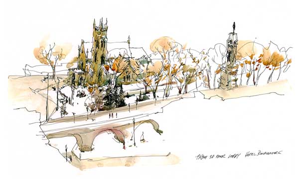 Urban sketching ideas | Marc Taro Holmes, ArtistsNetwork.com