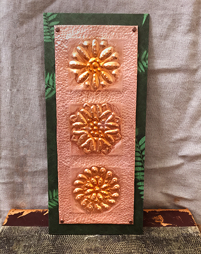 Metal embossing art