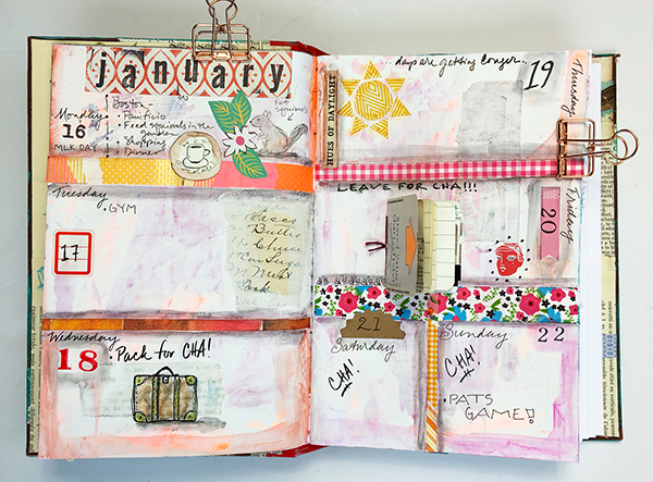 studio saturdays mixed media planner part 3 artists network part planner