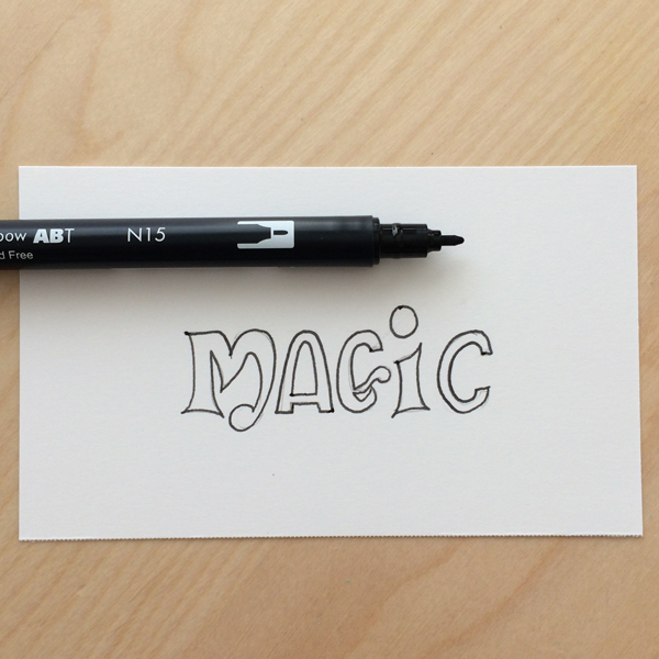 draw letter forms