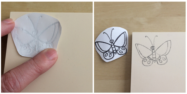 transfer stamp carving steps 2-3