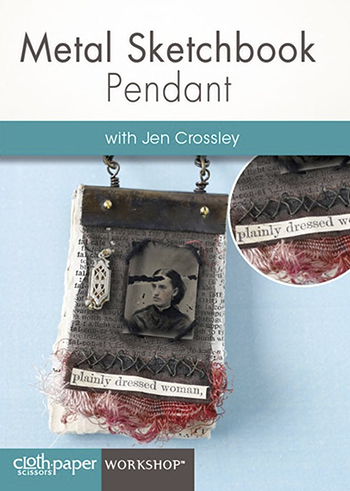 Metal Sketchbook Pendant video with Jen Crossley