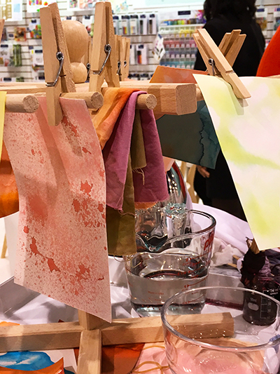 Tea Stain Dyes from Faber-Castell at Creativation 2017
