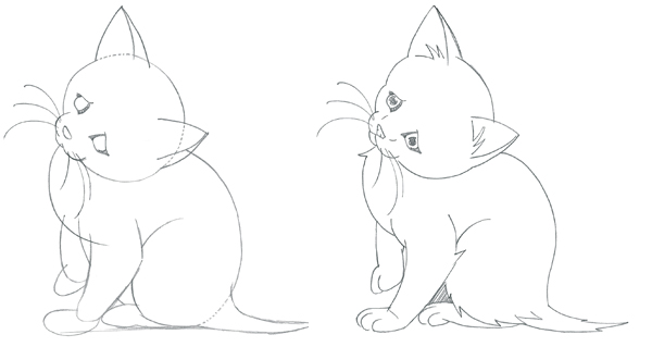 How to draw animals: Easy kitten | ArtistsNetwork.com