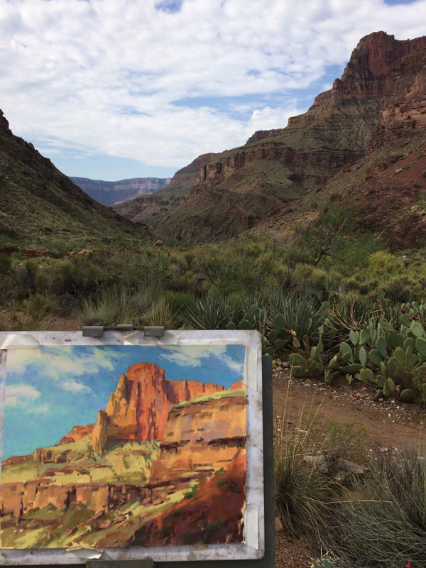 Painting the Grand Canyon en Plein Air | Aaron Schuerr, ArtistsNetwork.com
