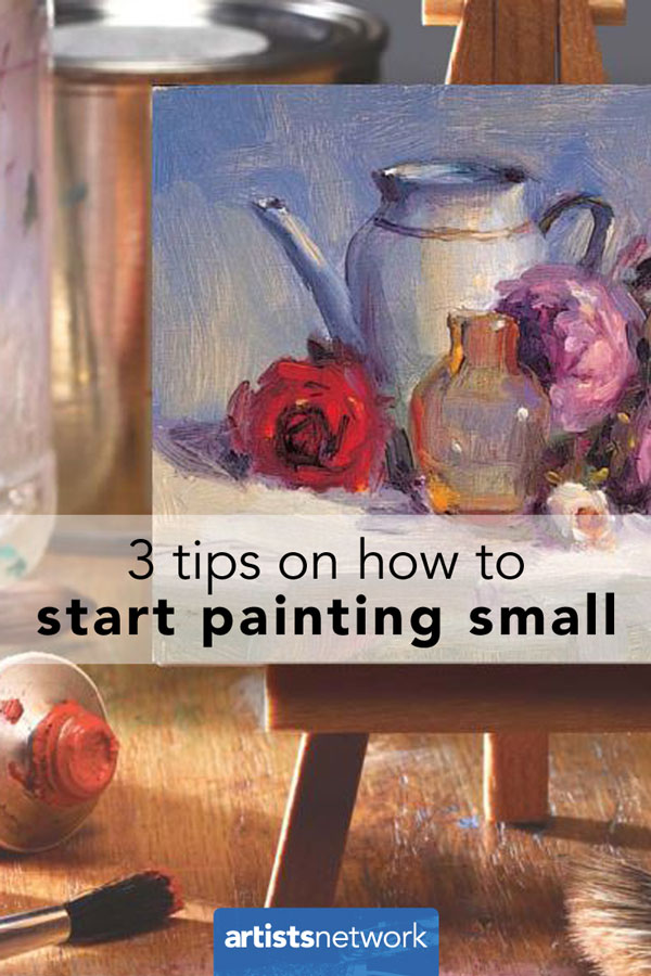 Joyce Washor is all about painting small. This work shows how "big" the possibilities are if you approach your composition the right way.