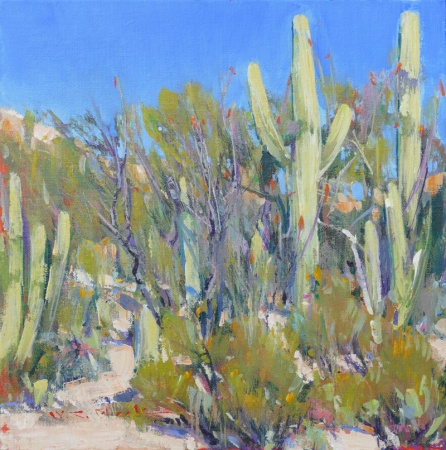 Sonoran Palette by William Cather Hook, oil painting.