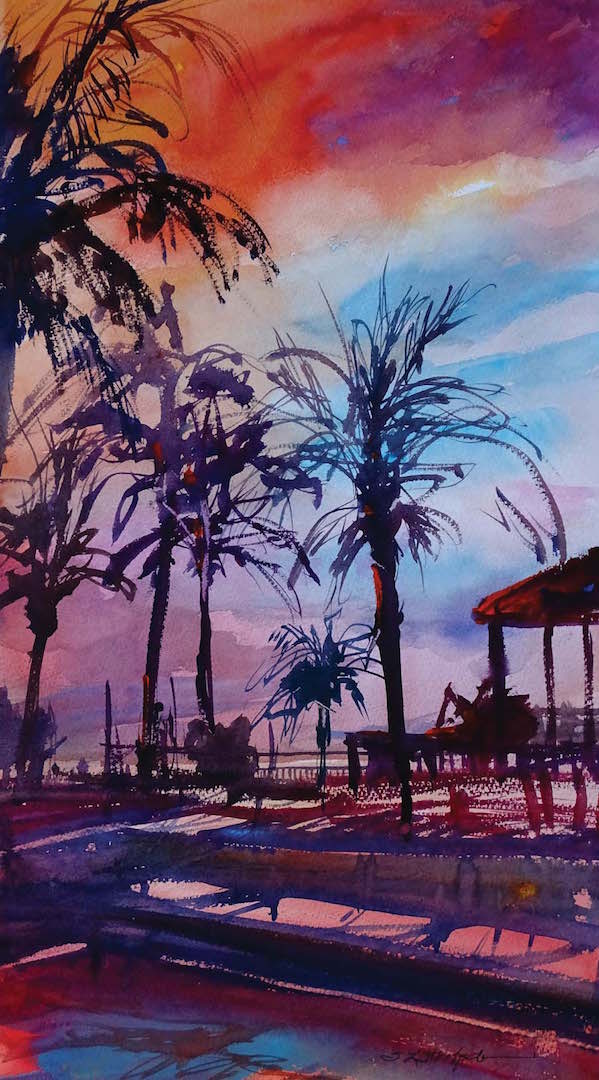 How Contrasting Light And Dark Creates An Explosive Effect In Art Last Light At Marco By Sandra L Strohschein