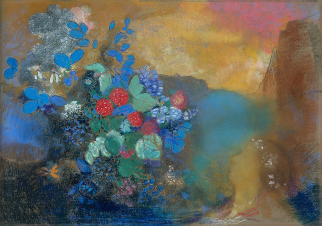Ophelia among the Flowers by Odilon Redon | 5 Pastel Painting Tips You Need to Know to Be Successful | Artists Network