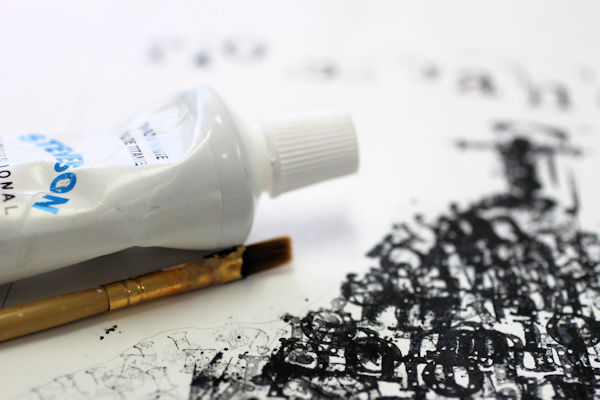 Stamping Technique | The Big Picture Art Project | Sandrine Pelissier | Artists Network