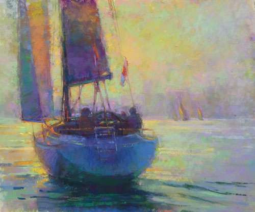 pastel_landscape_Kathleen_Newman_10x12_Glow | artistsnetwork.com