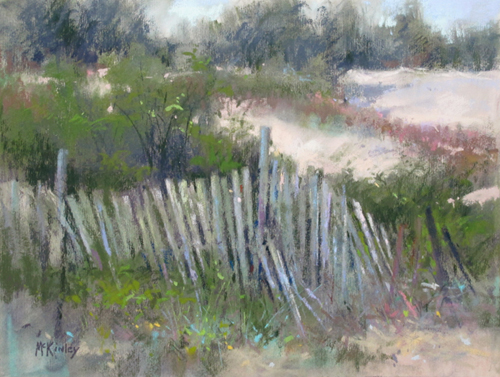 Understanding how to paint form--often without line--is the way to create without bogging down in detail in pastel landscape painting.