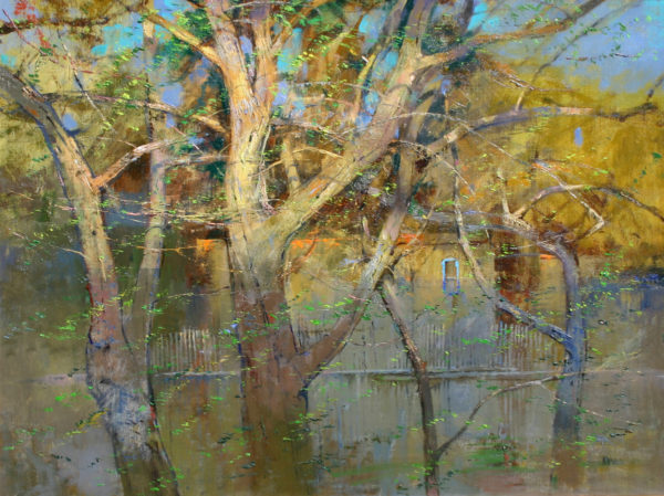 Fall foliage | Albert Handell |Evening Glow on Palace Avenue | Artists-Network