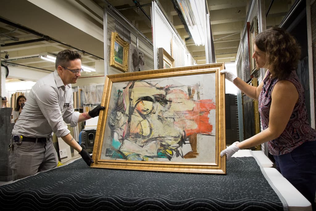 Stolen Willem de Kooning Painting Finally Found After 32 Years | Woman-Ochre by Willem de Kooning | Artist Daily