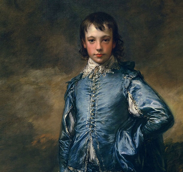 Conservation rescue mission on The Blue Boy by Thomas Gainsborough, 1770, portrait painting