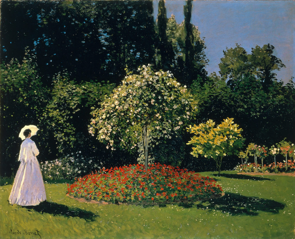 Jeanne-Marguerite Lecadre in the Garden Sainte-Adresse by Claude Monet | A Lesson from Claude Monet on Facing Rejection as Artists | Artists Network