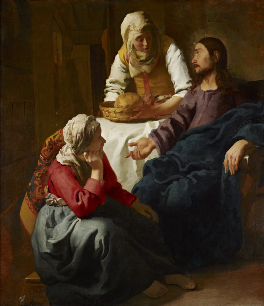 Christ in the House of Mary and Martha by Johannes Vermeer
