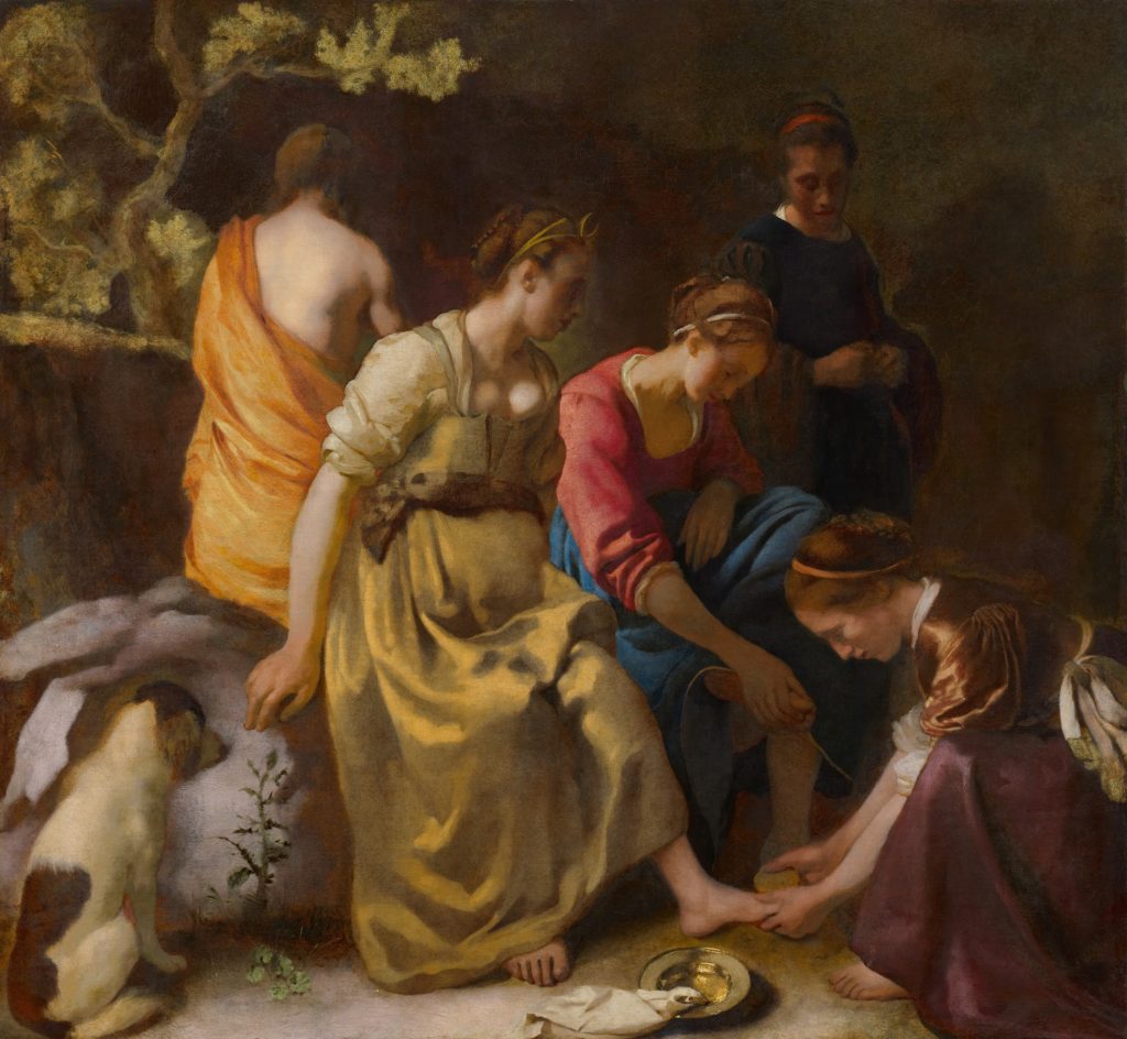 Diana and Her Companions by Johannes Vermeer