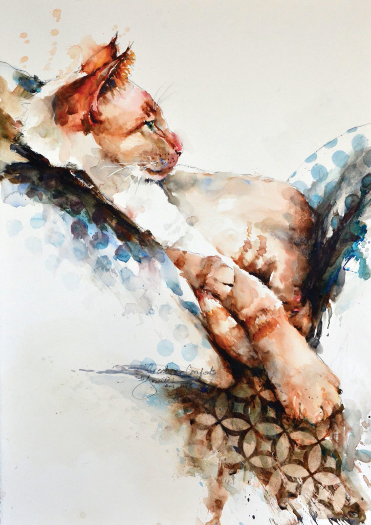 painting_loose_Jozwiak_creature_comforts | artistsnetwork.com