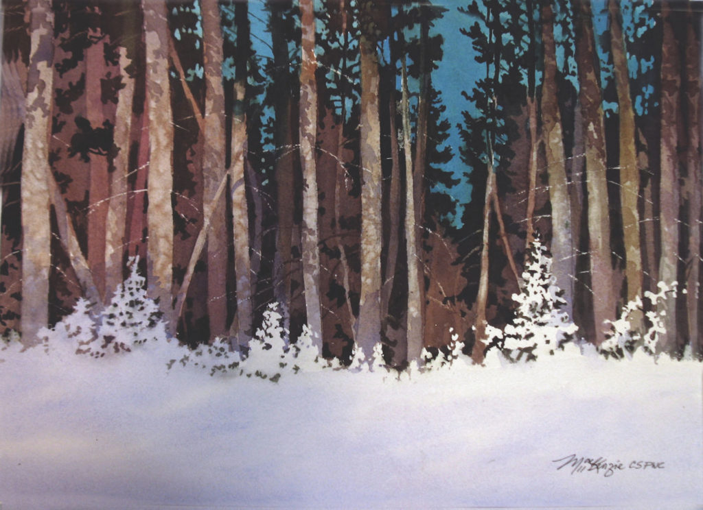 Edge of the Clearing by Gordon MacKenzie, watercolor