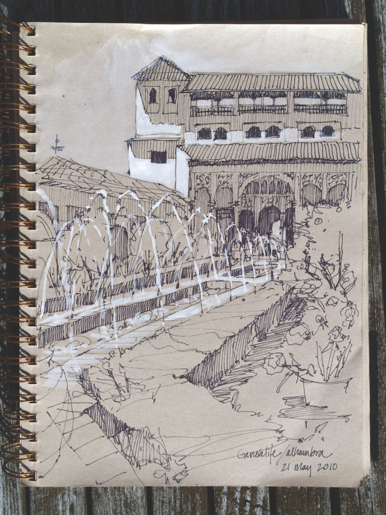Working on brown sketchbook paper creates a midtown value; photo by Michael Sullivan | Why Having an Artist Sketchbook is Key to Better Art by Liz Haywood-Sullivan | Artists Network