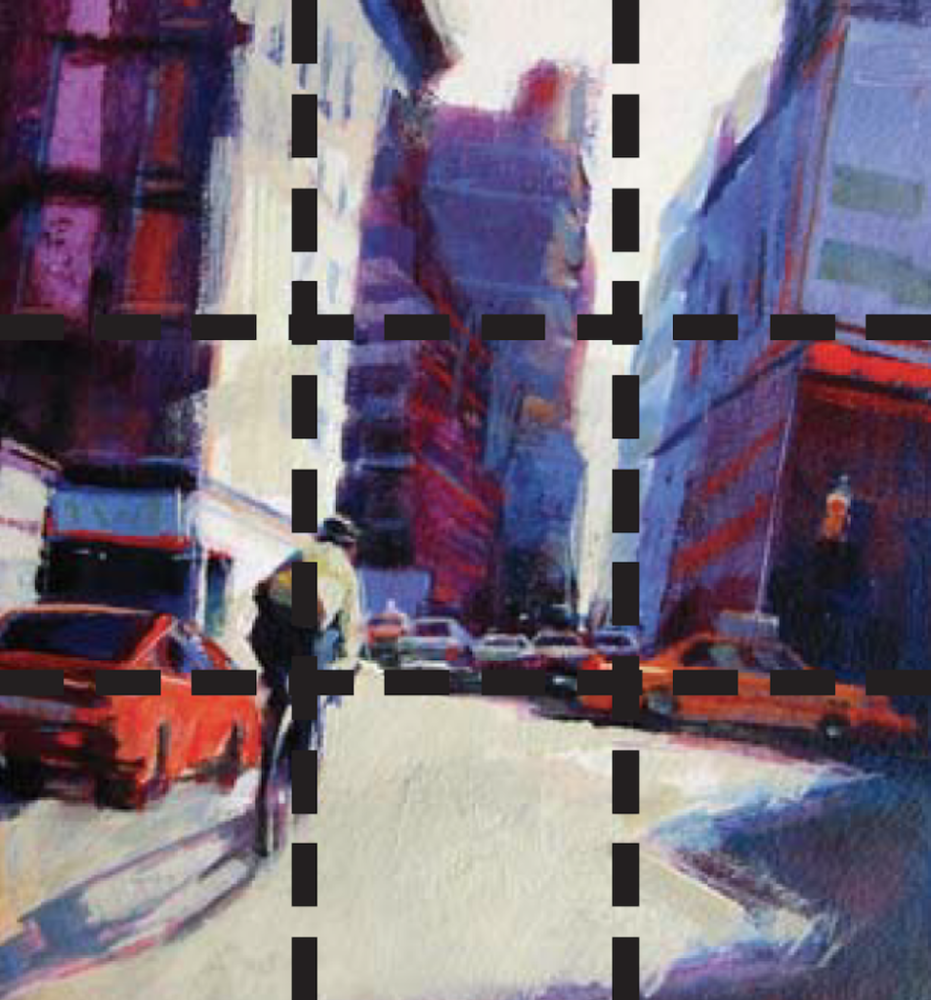 Rule of Thirds example by Patti Mollica | Painting Composition Tips for Beginners | Artists Network