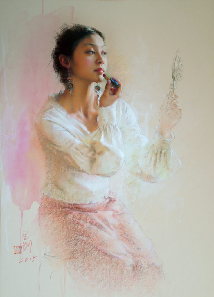 Lipstick by Jian Wang | 20 Pastel Works and Words of Wisdom from 20 Award-Winning Artists | Artists Network
