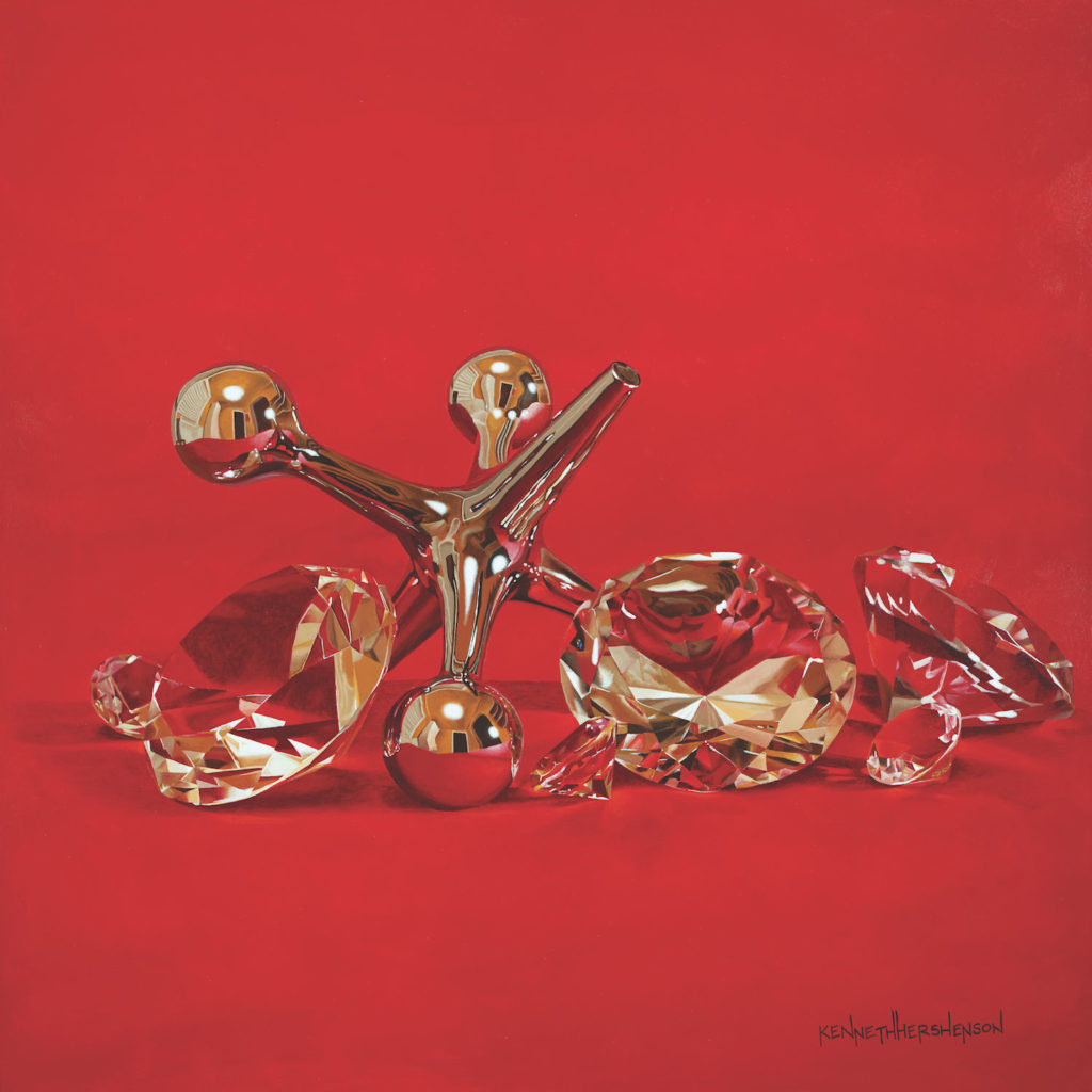 Jack of Diamonds by Kenneth Hershenson | The Best of Still Life Artwork: 15 Winning Acrylic Paintings to Know from Acrylic Works 5 | Artists Network