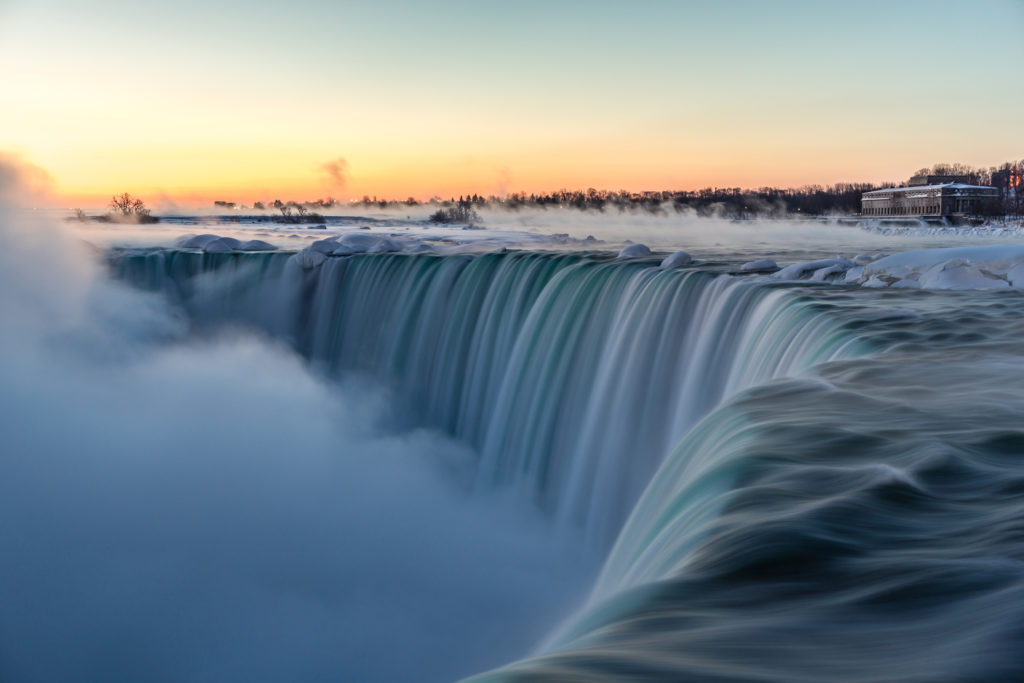 Best places to sketch: Niagara Falls is an iconic place well worth a sketch.