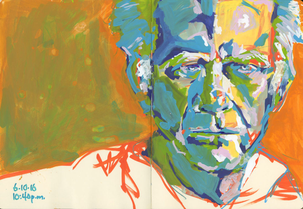 Art sketches from Roz Stendahl: Dick Montana