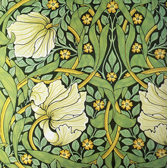 arsenic green 19th century wallpaper designed by William Morris