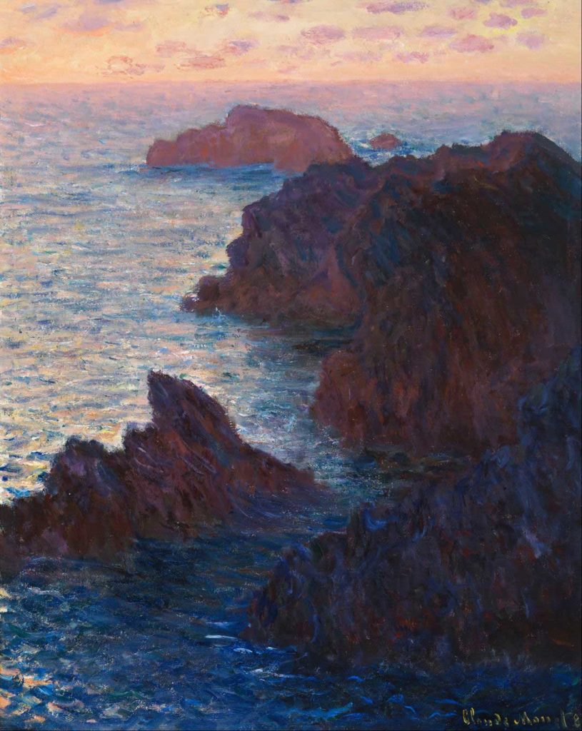 Claude Monet, Rocks at Belle-Ile, Port-Domois, 1886